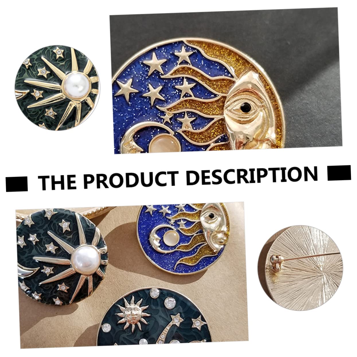 Spilla Della Dea Del Sole Spilla Nota Musicale Carino Per Gli Zaini Spilla Solare Gioglielli Accessori Pettorale Creativo Spilla Di Fissaggio Materiale in Lega