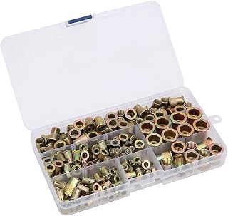 Rivet Nu, porca de inserção Porca de rebite rosqueada amplamente utilizada, para placas de metal para indústrias de manufatura