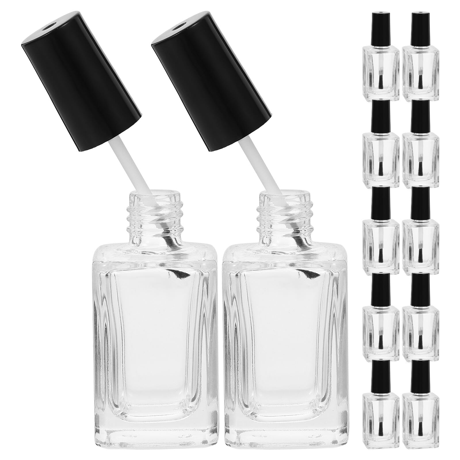 Botellas de vidrio para esmalte de uñas ideales para proyectos DIY de color y estilo