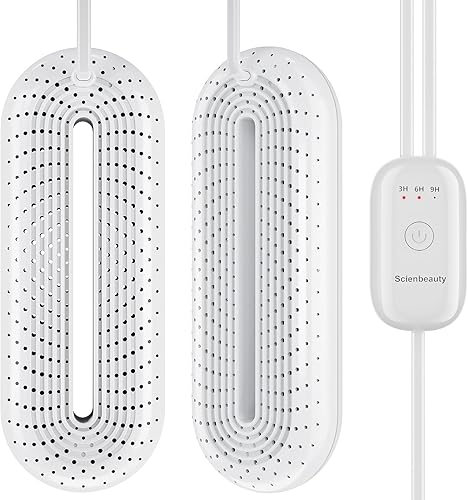 Scienbeauty Electric Shoe Dryers, Portable Boots Dryer Machine with 369 Hours Timer, Drying for Footwear, Socks, Ski Boots