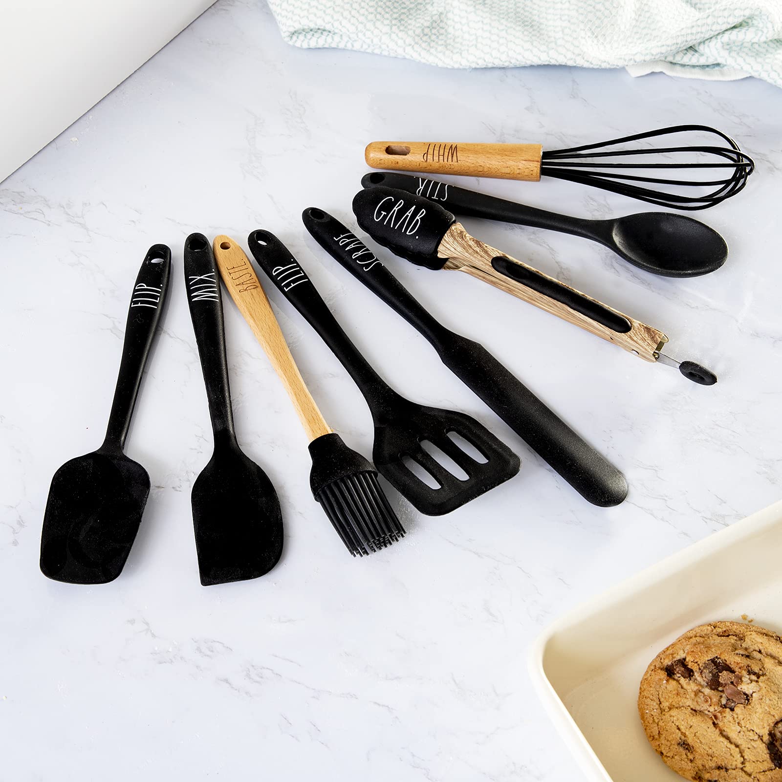 CREATE - KITCHENWARE STUDIO - Utensili da cucina in legno e silicone
