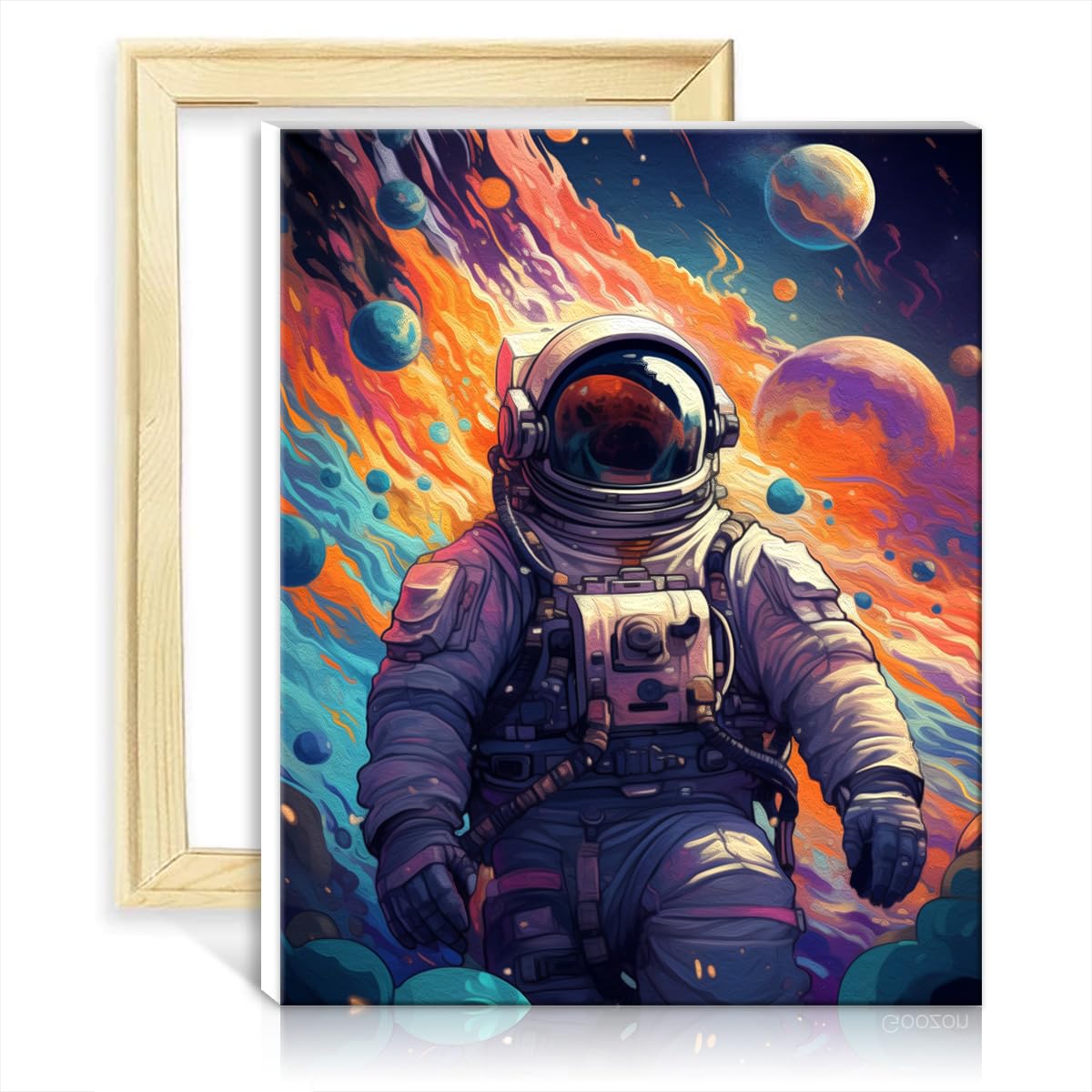 TANGFEIY Oil Painting Kit Paint by Number Paintting Encounter Wonders Adults Beginner Kits Home Home Decor Home Decor Painting Gift No Frame(30x40cm)