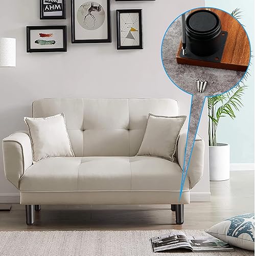 Miniatura 5 de 4 patas de muebles de acero inoxidable de 2 pulgadas (1.969 in), patas de gabinete ajustables negras, patas de mesa cilíndricas de metal, patas de