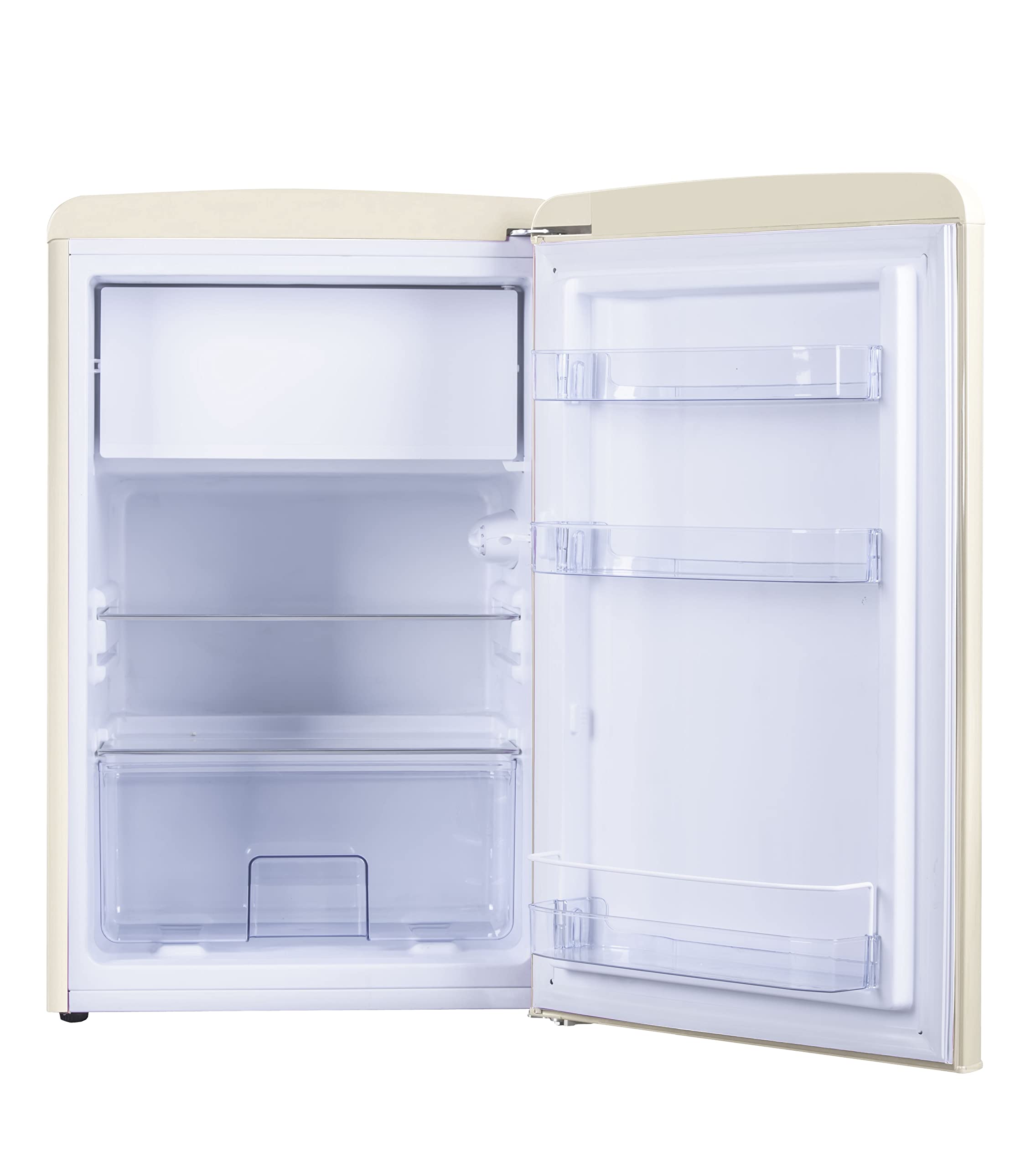 Amica Retro Kühl-Gefrierkombination 108 L 87,5 x 55 x 61,5 cm KS 15615 B