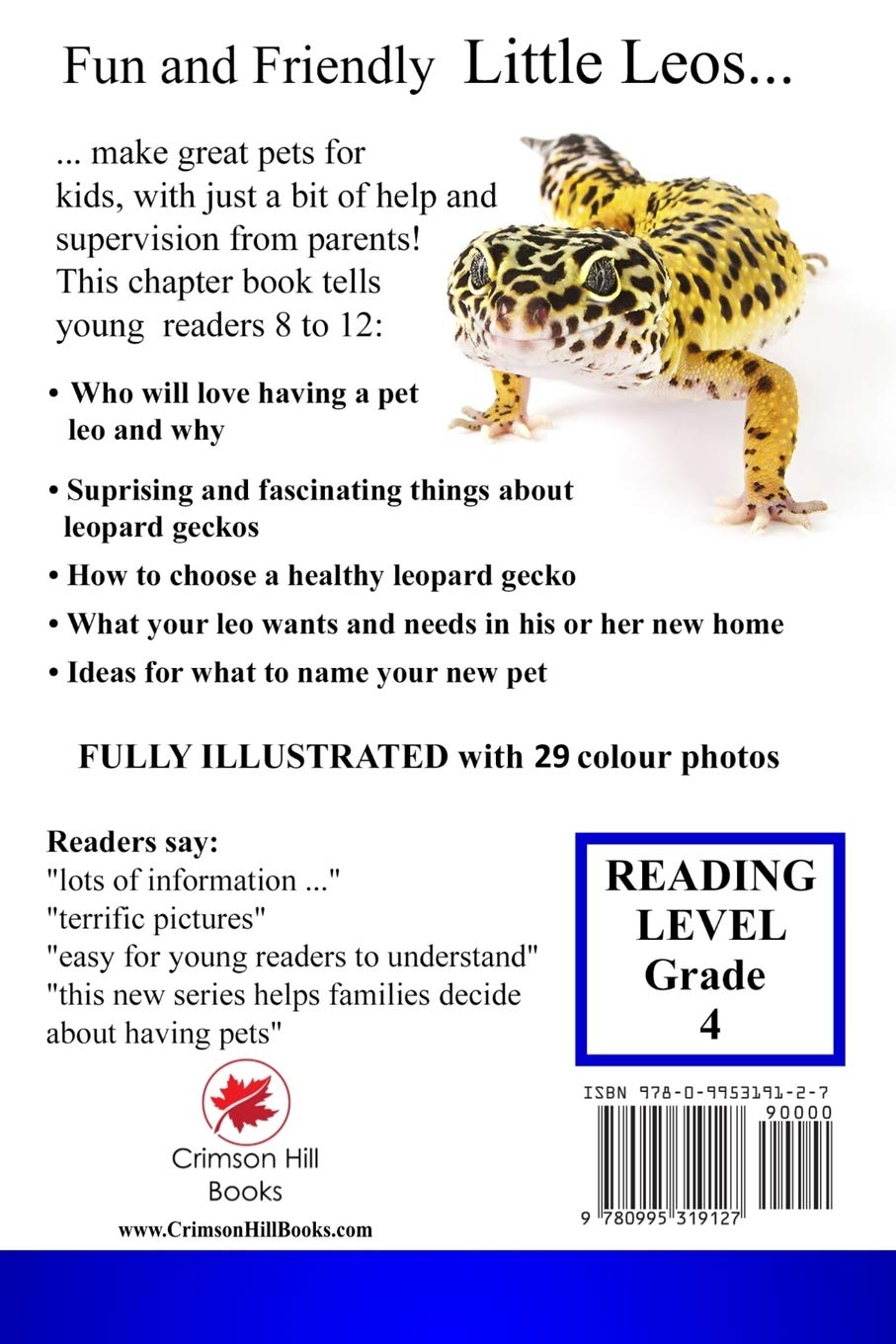 I Want A Leopard Gecko: Best Pets For Kids Book 1      Paperback – October 25, 2016