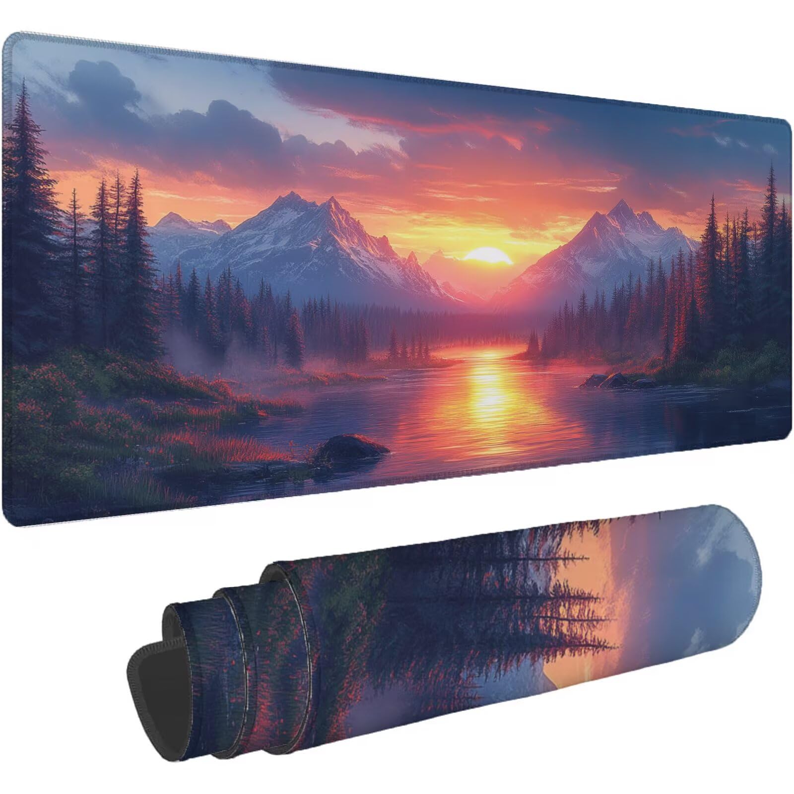 Podkładka pod mysz pomarańczowa kolorowa podkładka pod mysz xxl 1200x600mm mata biurkowa szałwia zielona podkładka pod mysz jednoczęściowa antypoślizgowa gumowa podstawa krawędzie akcesoria biurowe
