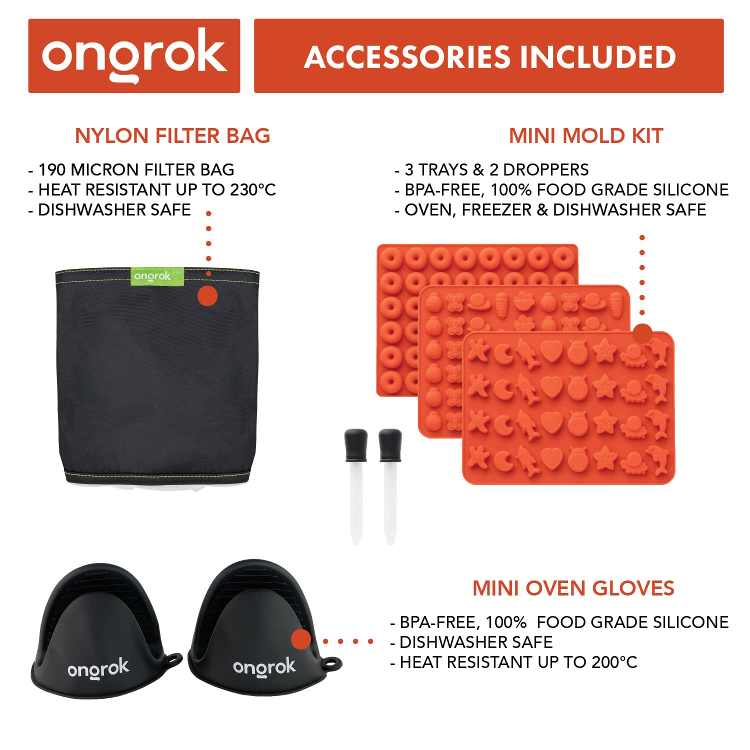 Decarboxylator Box by ONGROK, kit de Decarb manual completo con accesorios de infusión, apto para lavavajillas y horno