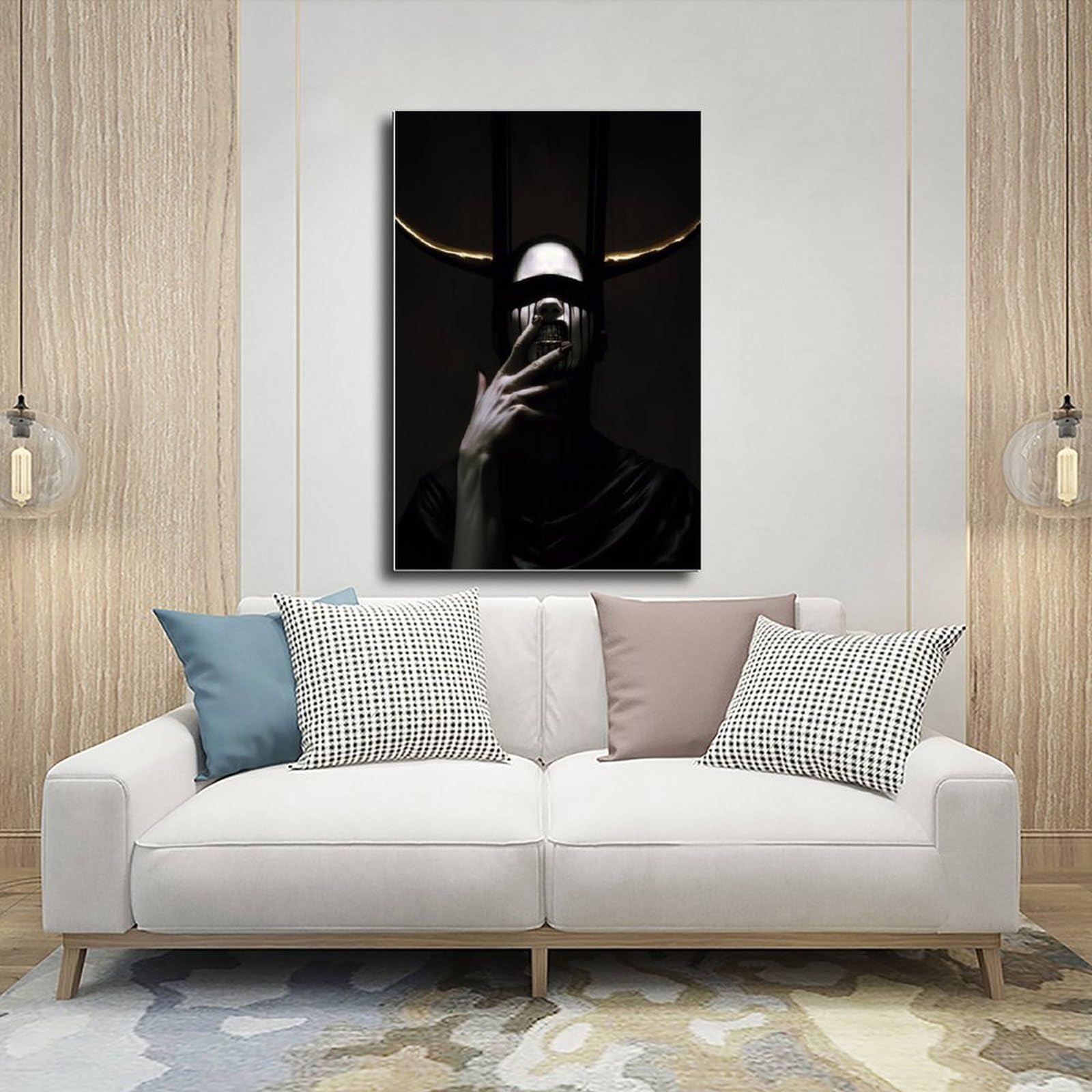 Póster de terror, lienzo artístico, decoración de dormitorio, paisaje, oficina, habitación, regalo, 60 x 90 cm