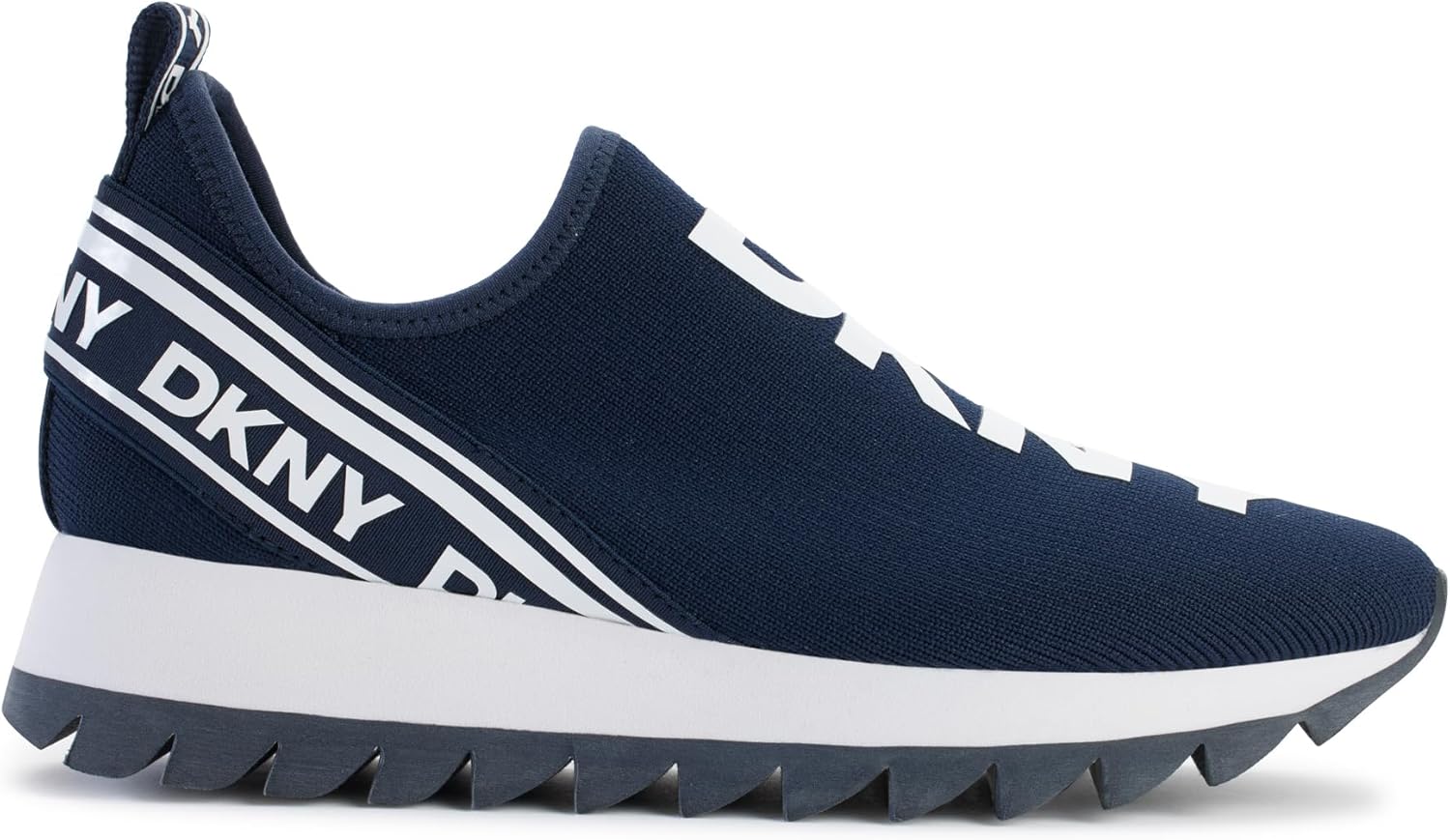 DKNY Womens Abbi Knit Slip on Sneaker with Logo - Image 5