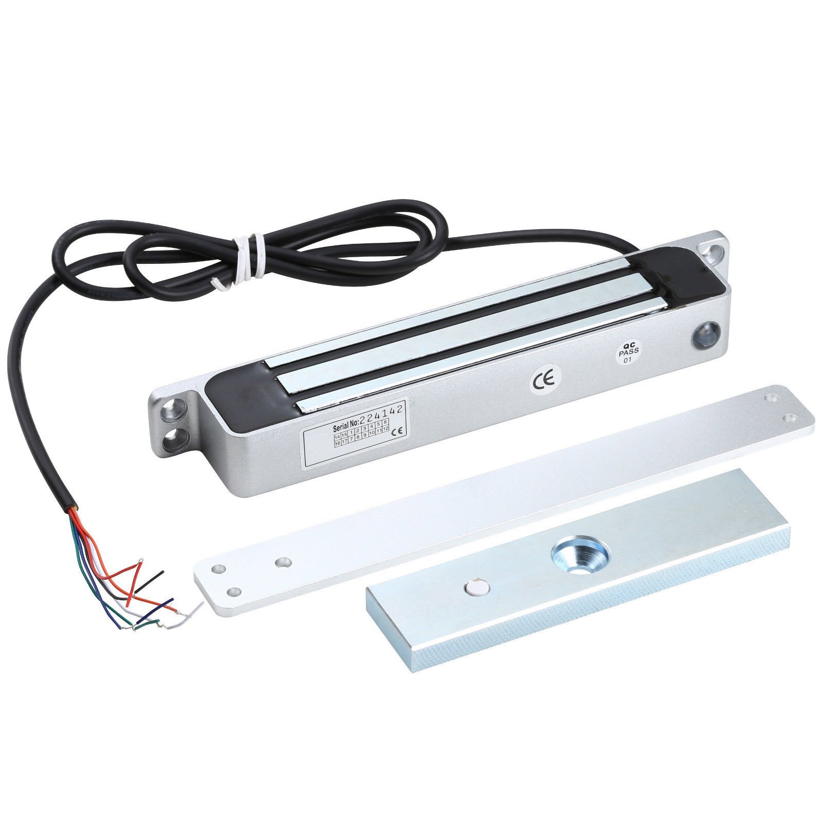 UHPPOTE 180 kg 350 funtów siła przenośna wodoodporna IP-68 pojedyncze drzwi zamek magnetyczny DC 12/24 V