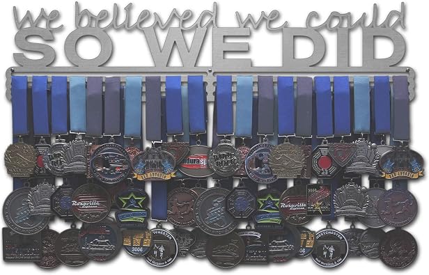 Allied Medal Hangers - We Believed We Could So We Did - Text Only - Multiple Variations Offered