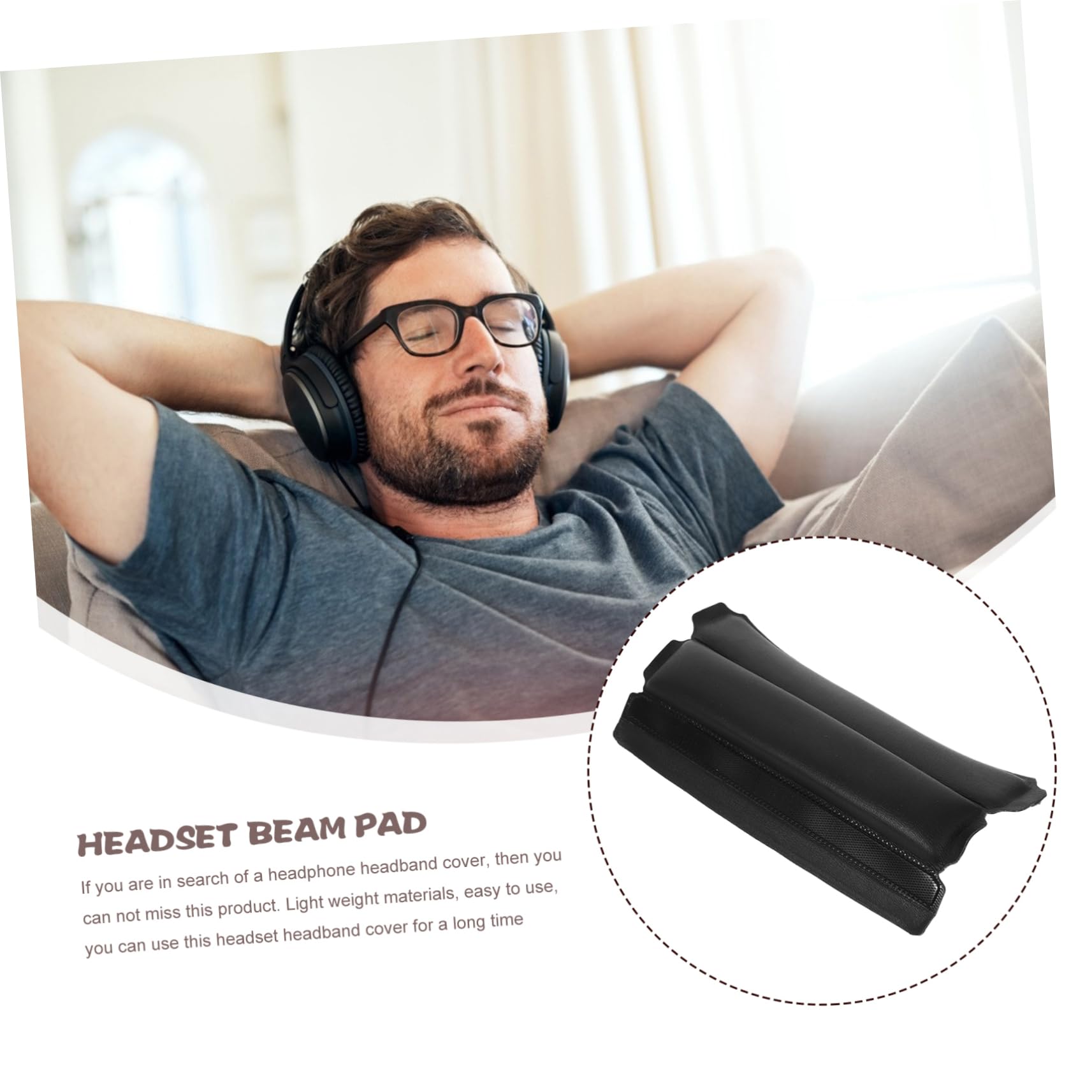 NUOBESTY 5 Pièces Couvre Tête pour Écouteurs Protection Remplaçable Mousse Compatible avec Accessoire pour Port