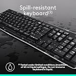 Logitech MK270 Wireless Keyboard and Mouse Combo for Windows, 2.4 GHz Wireless, Compact Mouse, 8 Multimedia and Shortcut Keys, 2-Year Battery Life, for PC, Laptop