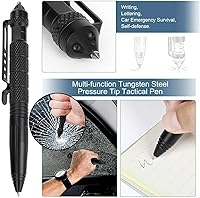 Vista 3 de HongK - Equipo al aire libre Survival Kit 8 en 1 Herramientas de emergencia plegables portátiles militares Camping táctico al aire libre Desastre