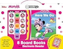 Disney Minnie Mouse Electronic Me Reader Jr. 8 Sound Book Library - PI Kids