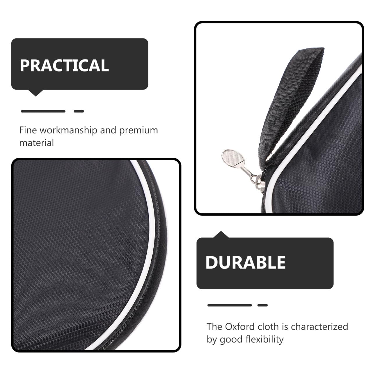 BESTonZON Borsa Da Pong Custodia Per Racchette Portatili Custodia Per Racchetta Da Pong Custodia Per Racchetta Da Pong Borsa Riutilizzabile Per Racchetta Da Pong