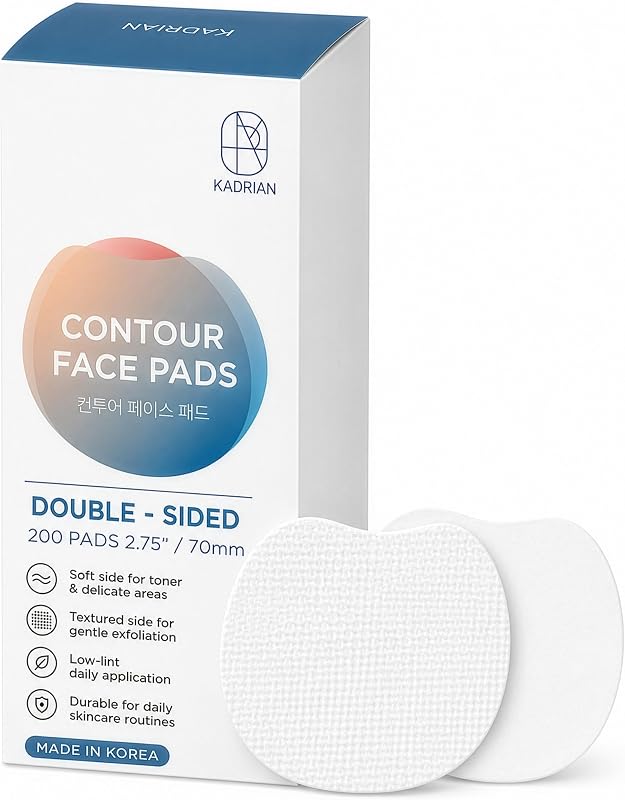 Discos faciais de rayon com duas texturas KADRIAN, 200 unidades