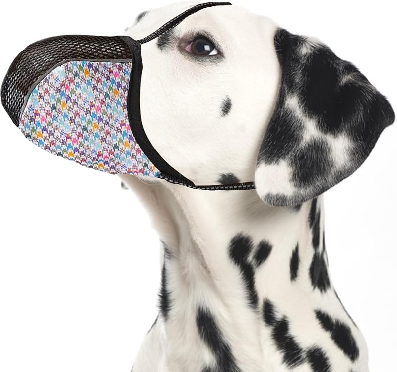 Focinheira para Cães JOYPAWS com Tela Respirável e Faixa Refletiva GZT003P