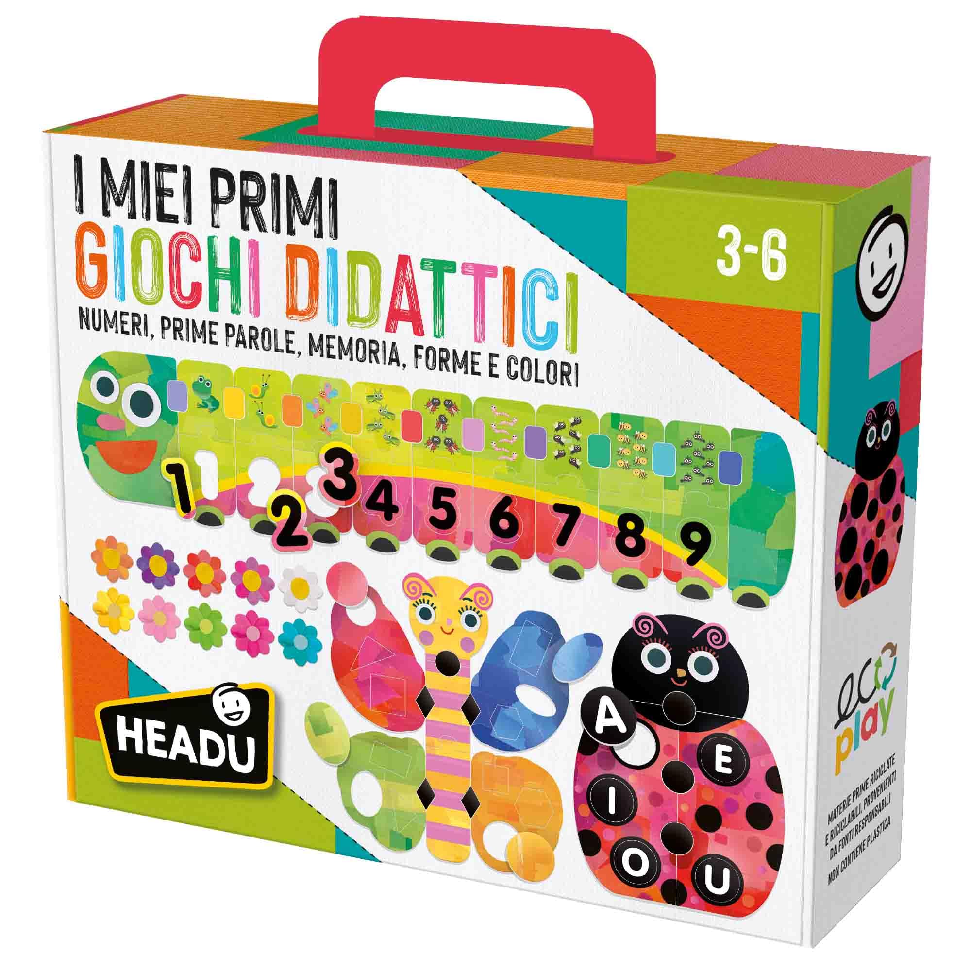 Jeu éducatif Les Formes Forme-Tout Headu - 28 Grandes Pièces, Créations Infinies, Pour Enfants 2-5 Ans