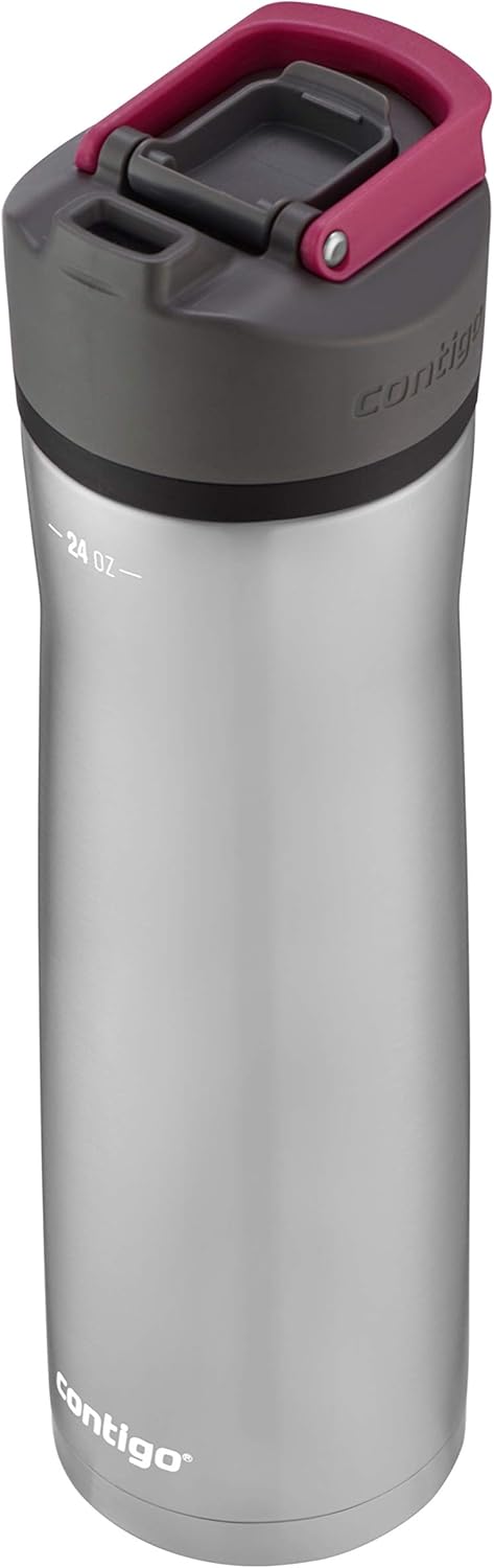 Contigo AUTOSEAL Water Bottle, 24oz, Dragon Fruit Lid : Sports & Outdoors