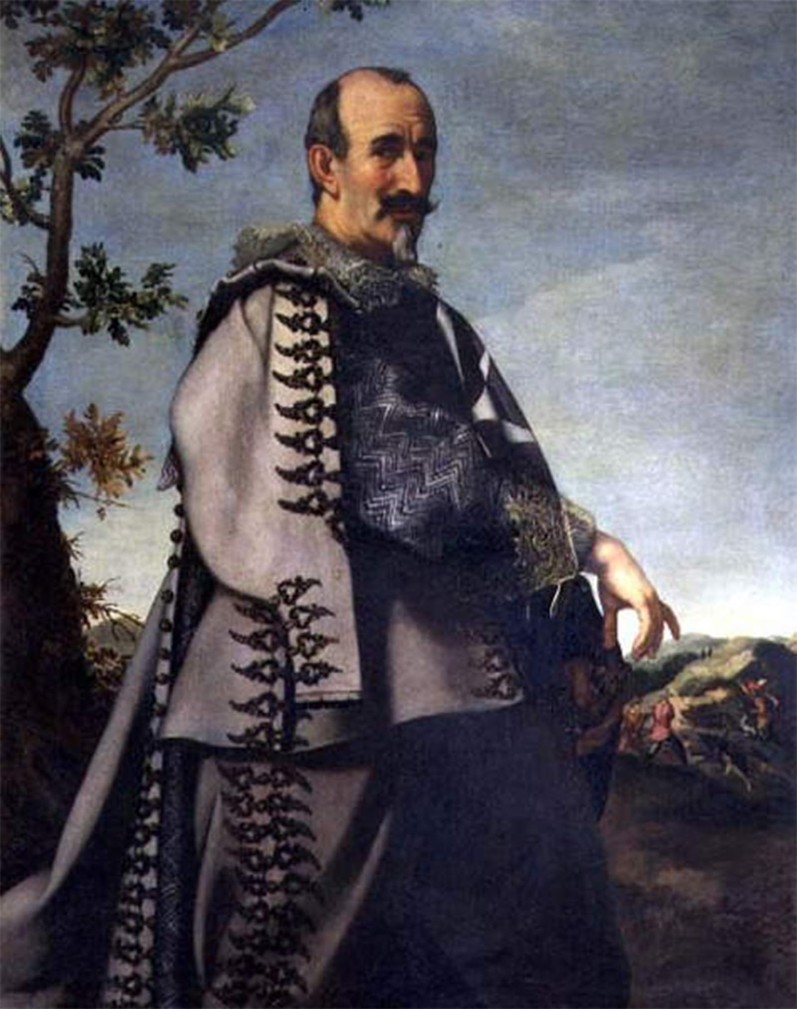 POSTERIIk Vintage Print Pop Art Landscape Artwork Portrait of Ainolfo De Bardi by Carlo Dolci Art Prints for Office Home Decor 60x90cm