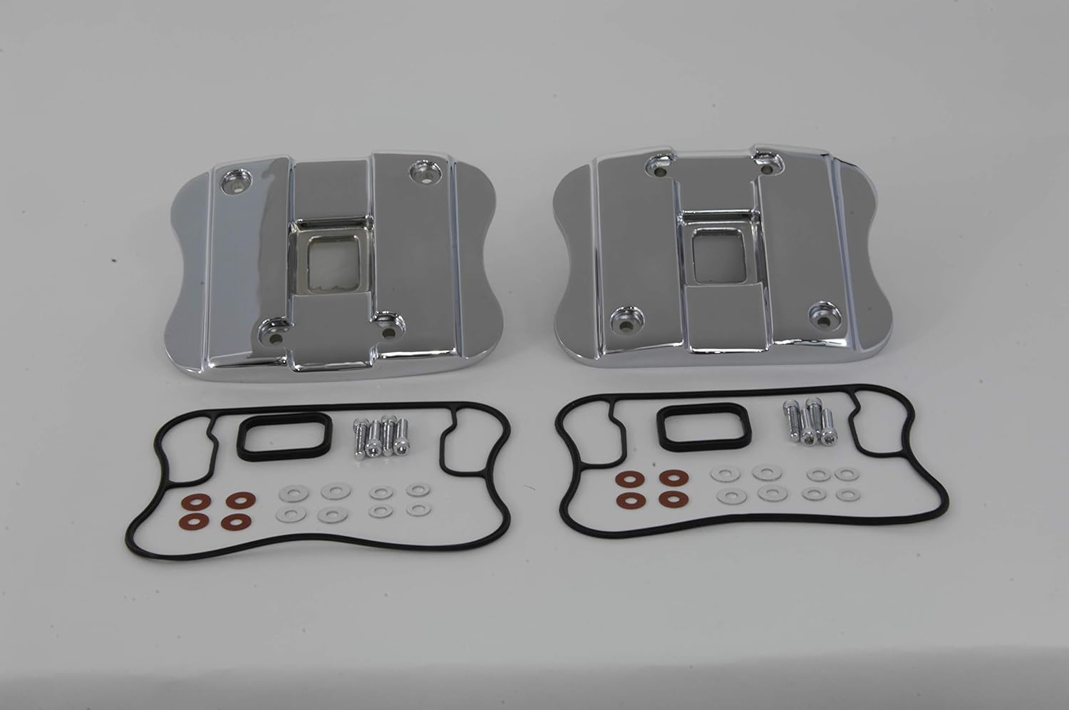 V-Twin Manufacturing Chrome Rocker Top Covers 43-0151