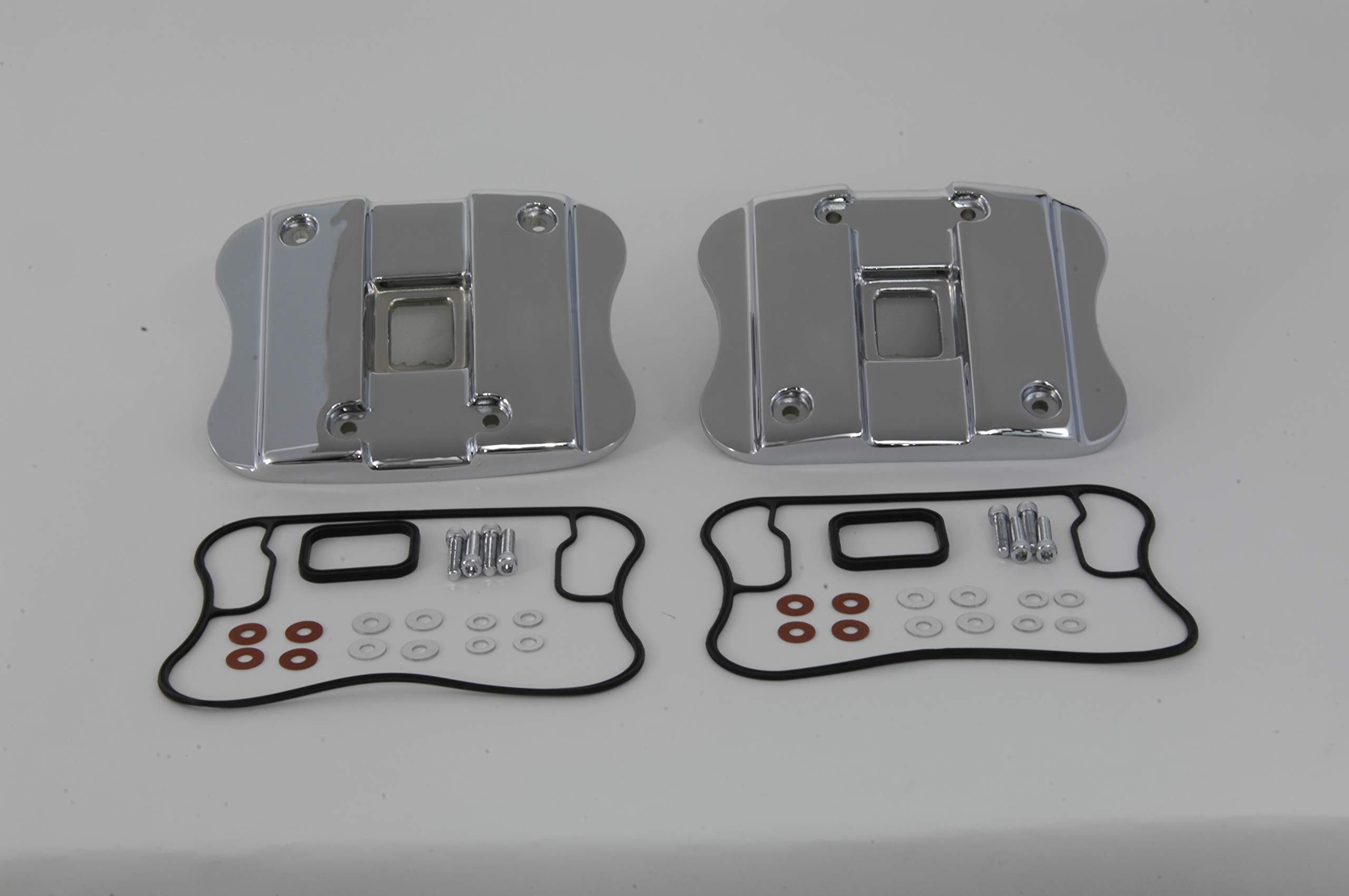 V-Twin Manufacturing Chrome Rocker Top Covers 43-0151