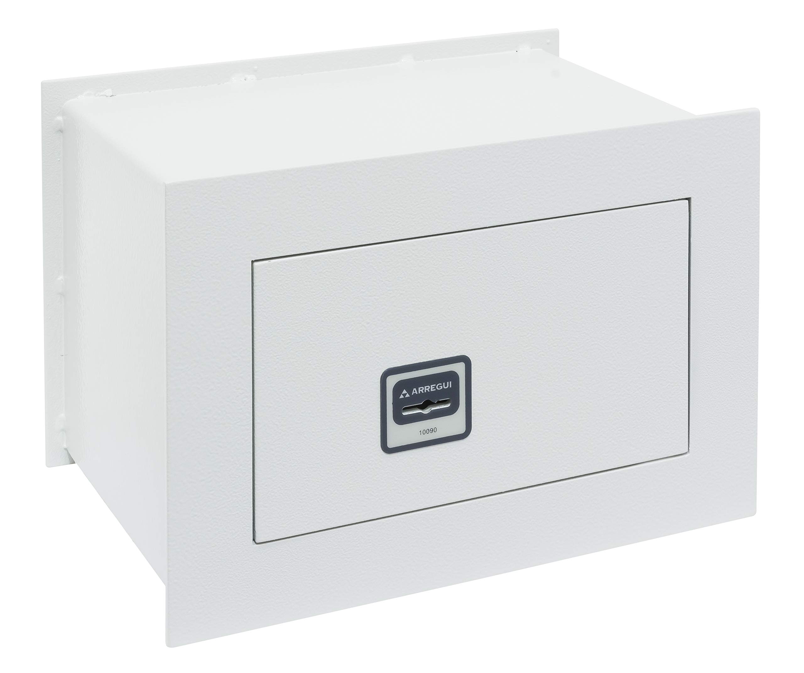 ARREGUI Ideal 5 271310 Cassaforte a muro con serratura a chiave, Cassaforte da incaso a parete per abitazioni, Facile da usare, 20 x 30 x 15 cm, 5 L