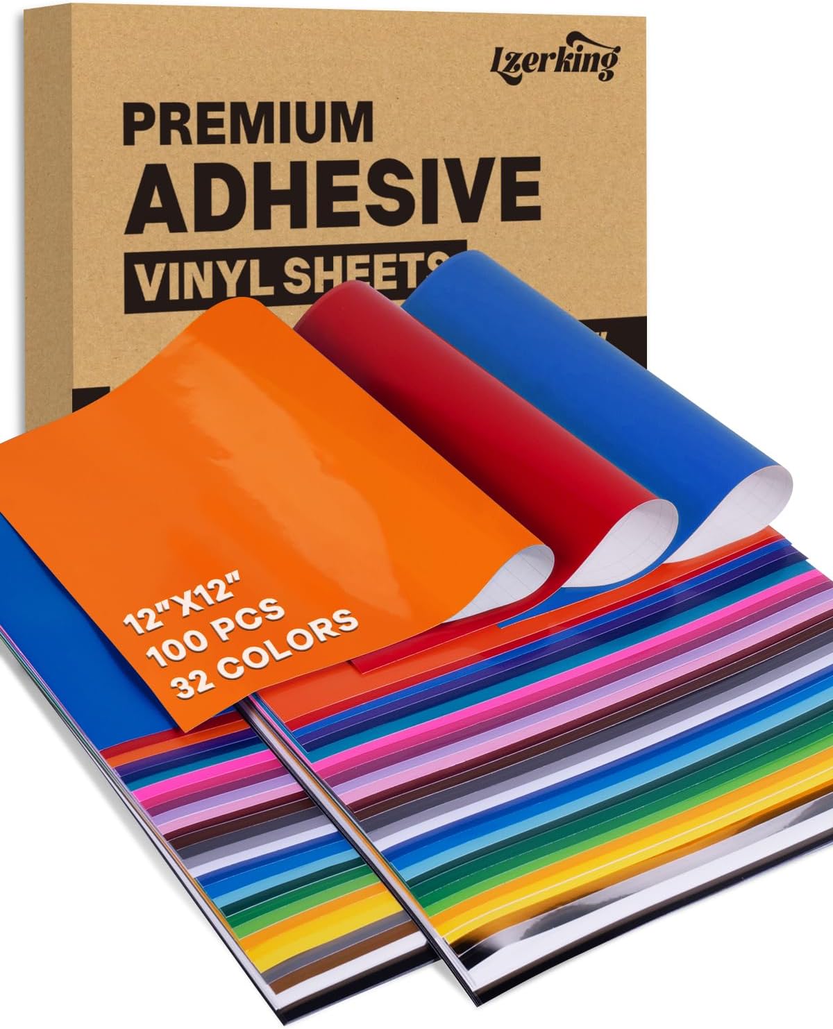 Lzerking Permanent Vinyl 12”x12” Matte and Glossy 100