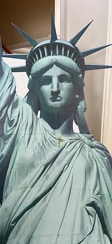 ［希少］Godspeed Statue of Liberty S 送料無料 Buy Aahs Engraving Statue of Liberty Cardboard Stand up, 6 Feet