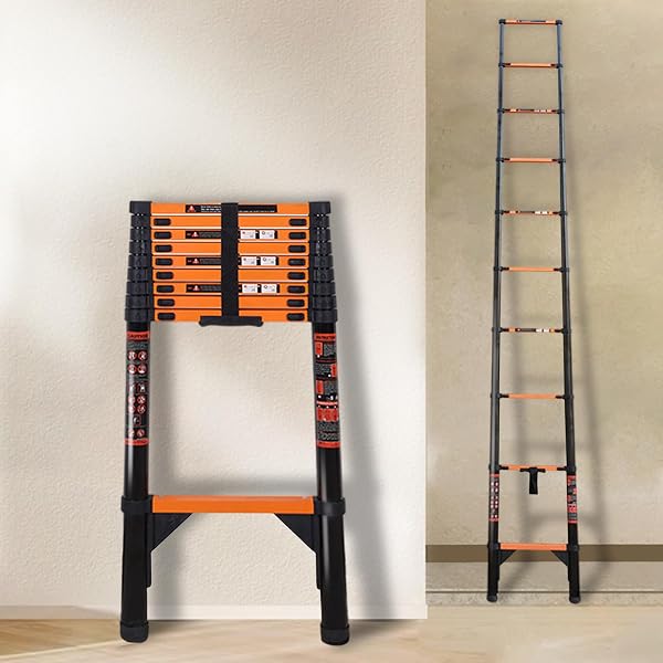 TNGAMFGT 3.9M Carbon Steel Extension Ladder