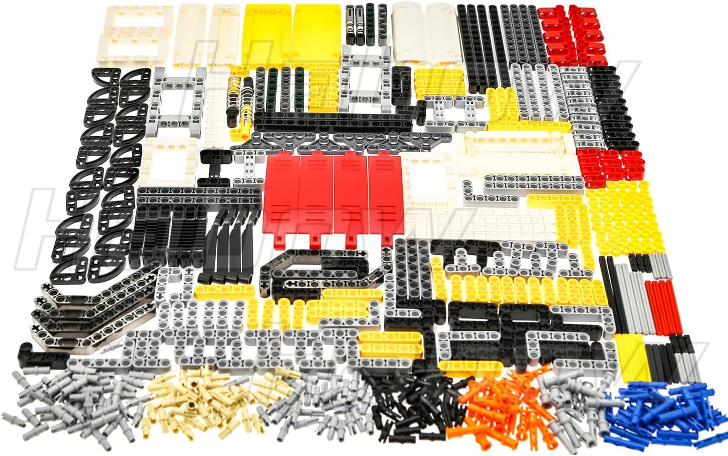 827-Piece Ultimate Technic Structural Master Kit - Advanced Frame, Axle & Panel System for Large-Scale MOC Engineering Projects