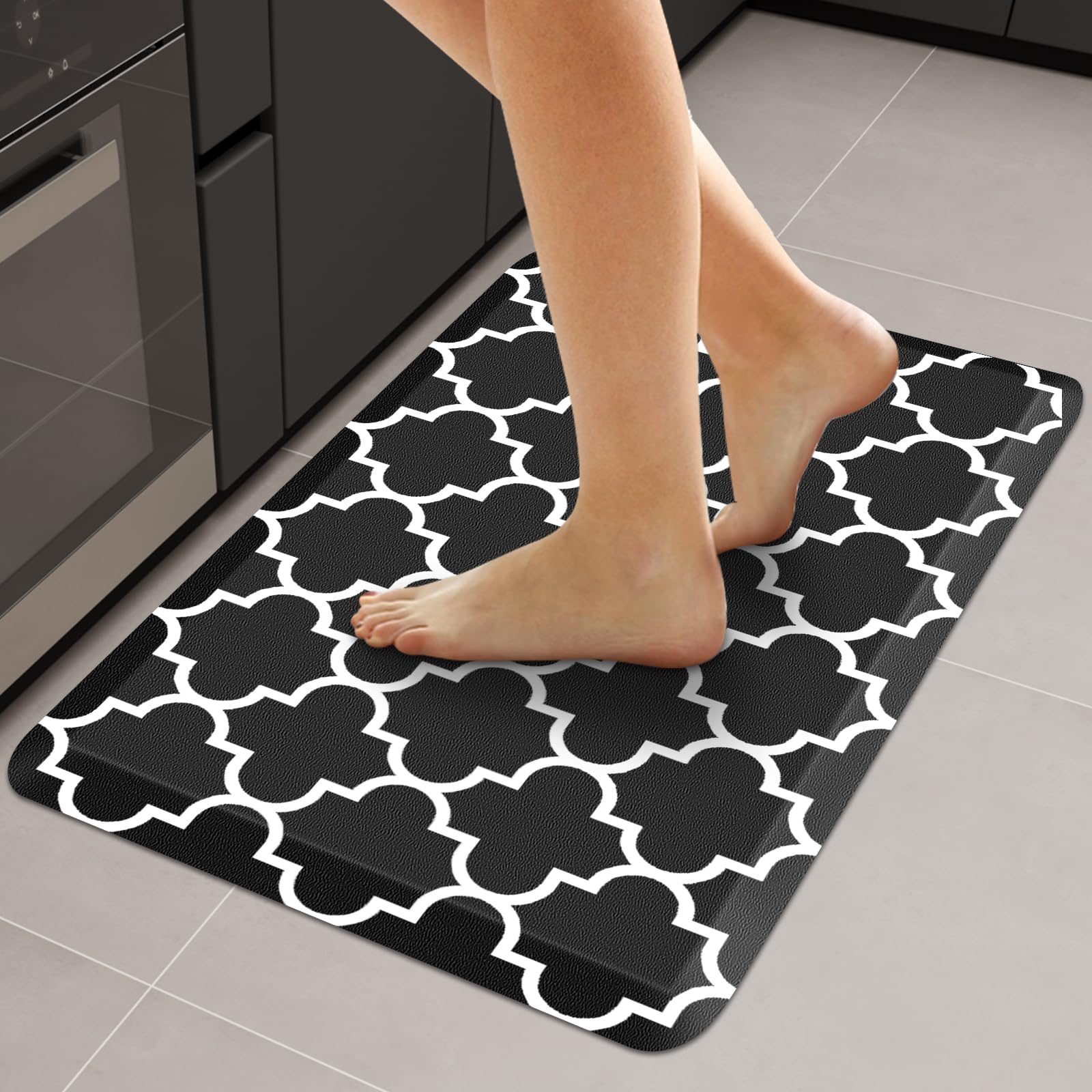 WISELIFE Kitchen Mats and Rugs Cushioned Anti-Fatigue, 17.3"x 28", Grey — Amazon image 25