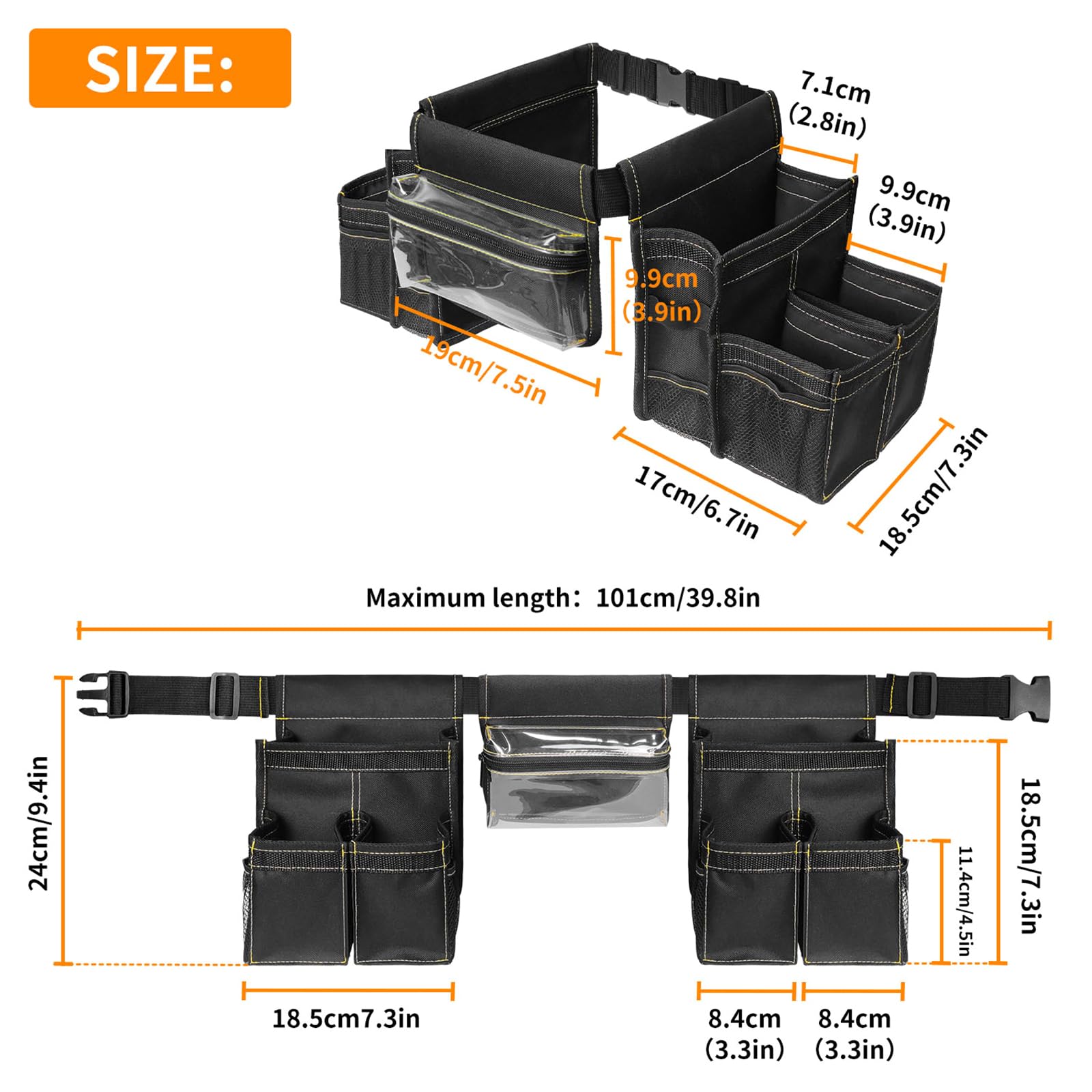Raypontia Reinigungsgürtel, Mehrzwecktasche, Inten Produktbild-Vorschau 10