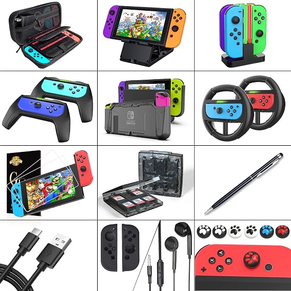 Switch accessory set switch accessories bundle