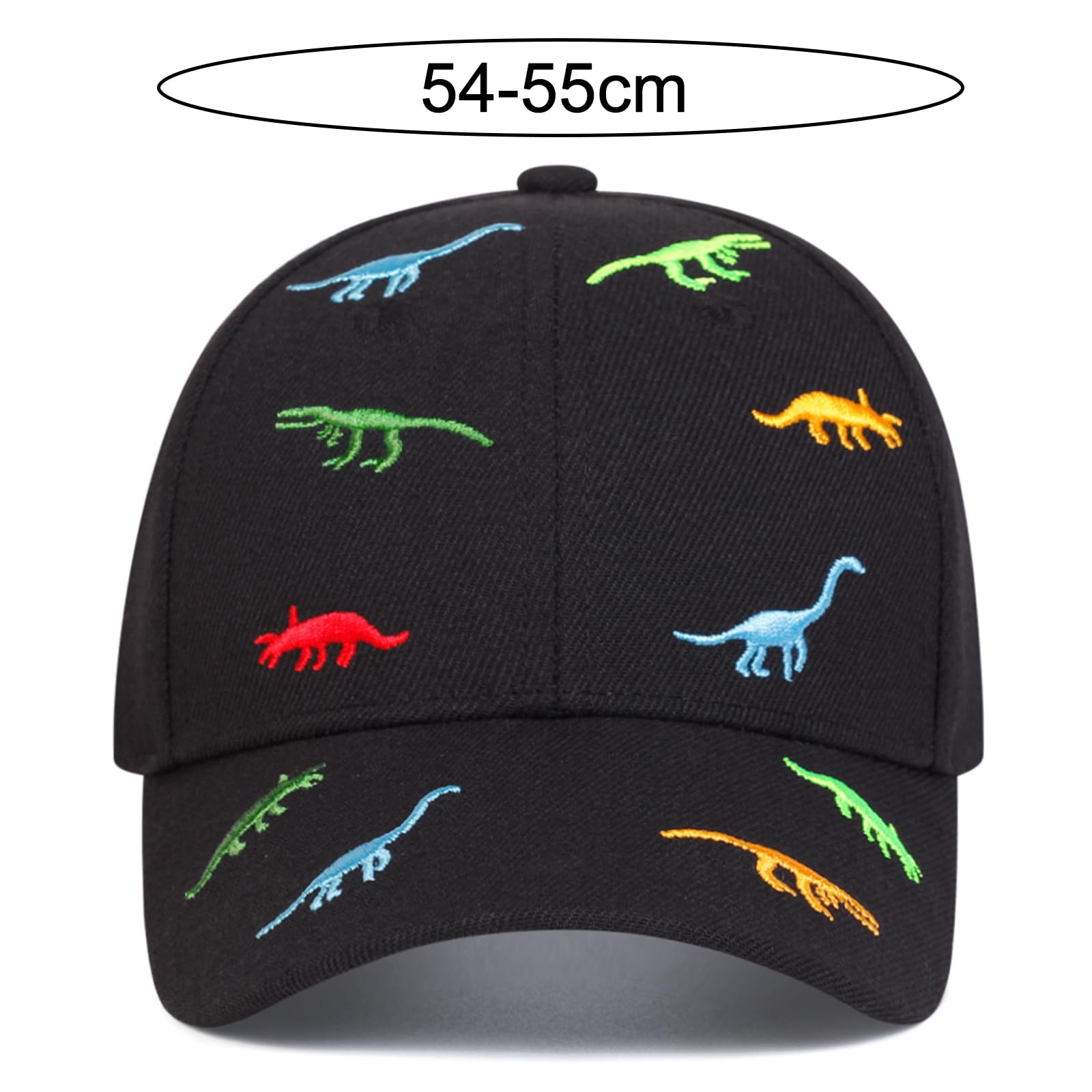 Gorra de Béisbol Niños Dinosaurio Ajustable Protección UV 3-8 Años