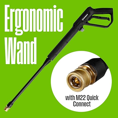 Miniatura 8 de Lavadora a Presión Eléctrica Westinghouse ePX3050, 2100 Max PSI y 1.76 Max GPM con Cañón de Espuma, para AutosCercasAvenidasHogarPatios