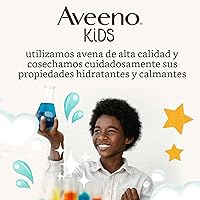 Vista 7 de Aveeno Kids Champú y acondicionador hidratante 2 en 1, limpia, acondiciona y desenreda suavemente el cabello de los niños, formulado con extracto