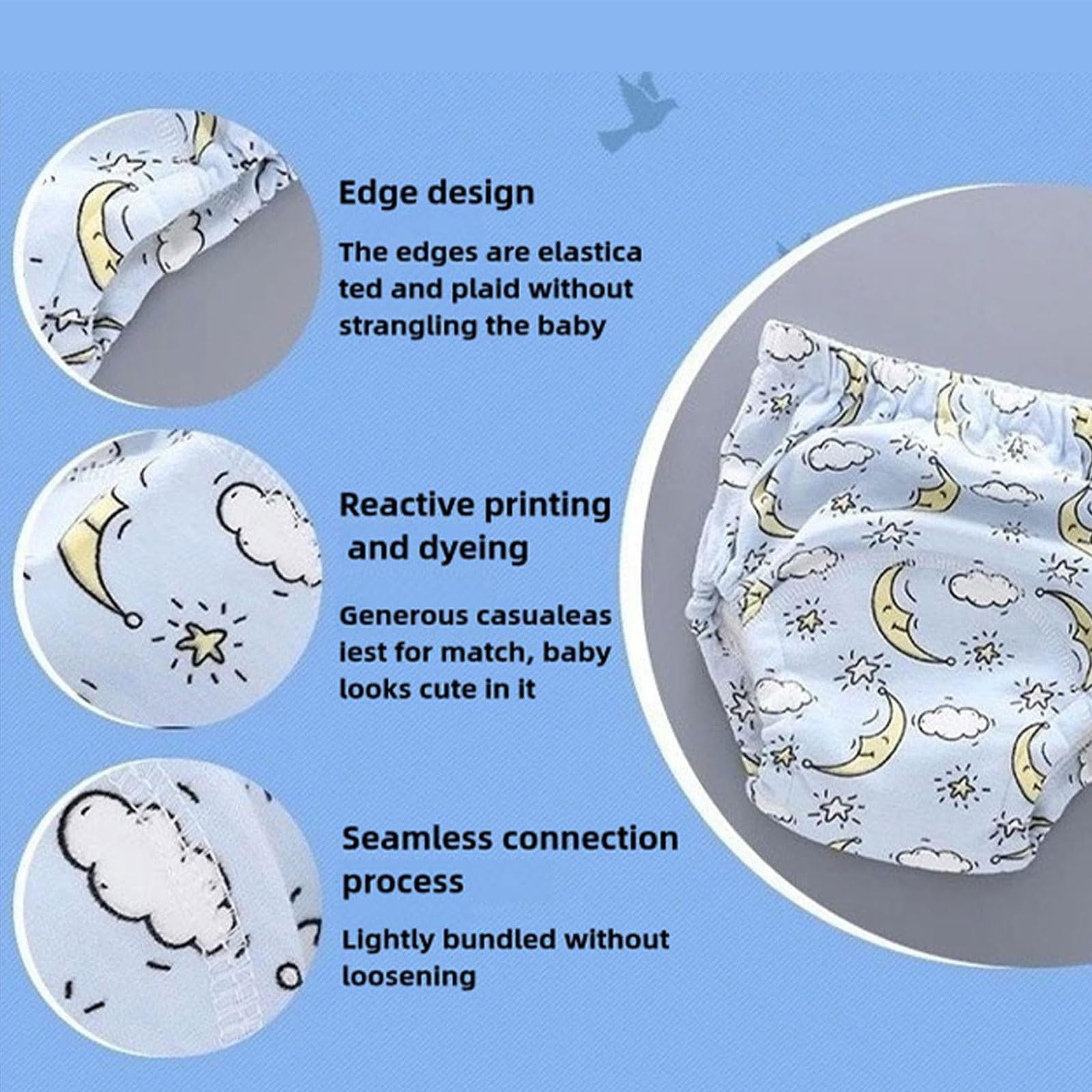 Training Pants, Trainingshose, Underwear-Potty Training Underwear, Leakproof for Boys and Girls (5pcs-c,M)
