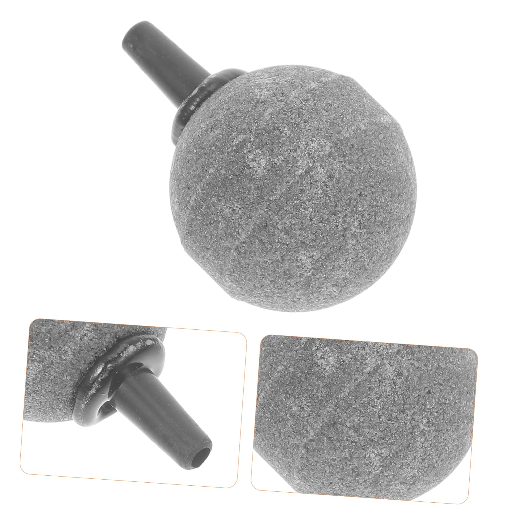 FRCOLOR 10piezas Piedras Difusoras De Aire Redondas para Acuario Oxigenador para Peceras y Acuarios Domésticos Creando Burbujas para Peceras