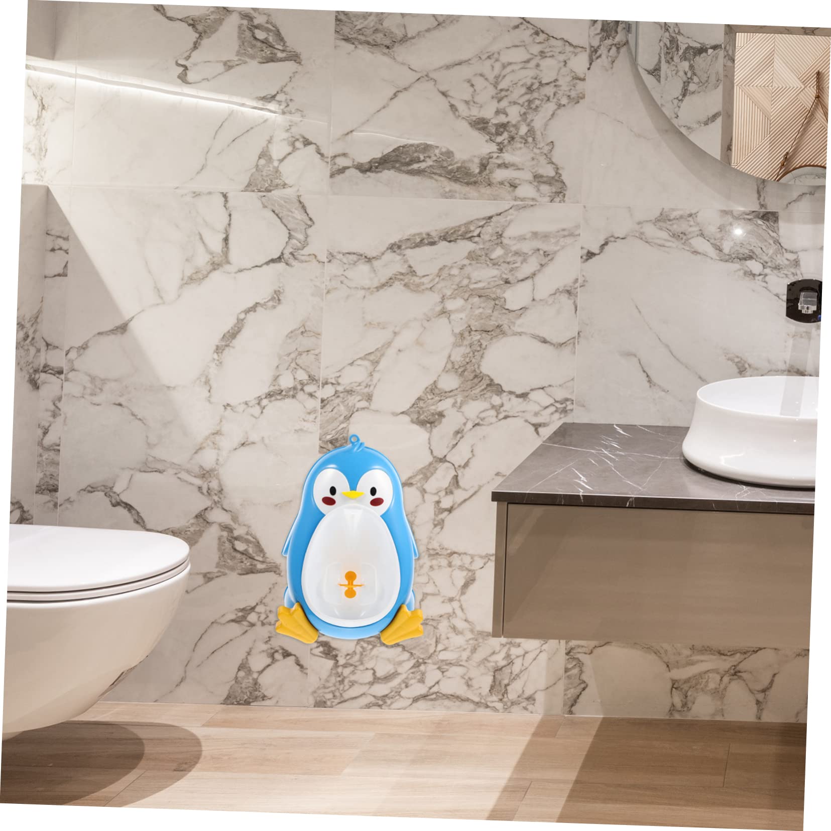Toyvian Bebé Orinal Baño De Entrenamiento Para Ir Al Baño Objetivo De Orinar Para El Baño Orinal Orinal Entrenamiento De Orina De Bebé Urinario Pingüino Entrenador Vertical Niño