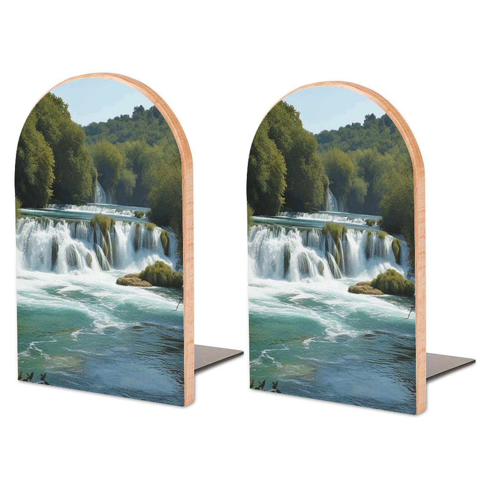 Serre-livres réglables pour décoration moderne de bureau et salon