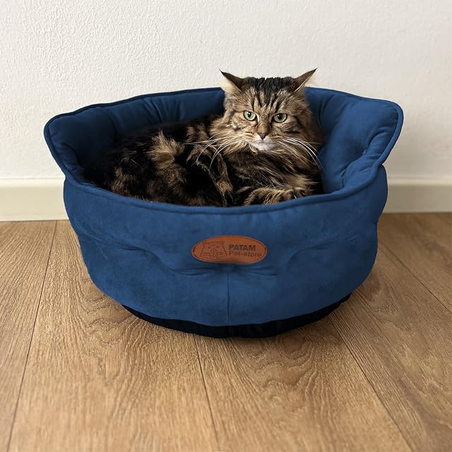 Foto 3 de 6 de PATAM Cama para Perros y Gatos - Disponible en 3 tamaños - con Funda Lavable a máquina
