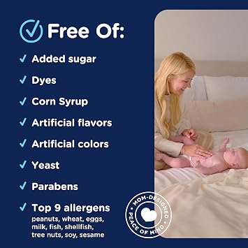 Mommy's Bliss, Bottle, Mommy's Bliss Night Time Gripe Water for Baby's Tummy Trouble - Relieves Occasional Infant Stomach Discomfort from Gas, Colic, Fussiness, Hiccups , 4 Fl Oz