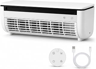 Rechargeable Portable Air Cooler, 6000mAh Battery, Remote, 3 Speeds | 3 Speed Settings, Remote Included, 6000mAh Battery, Portable Design