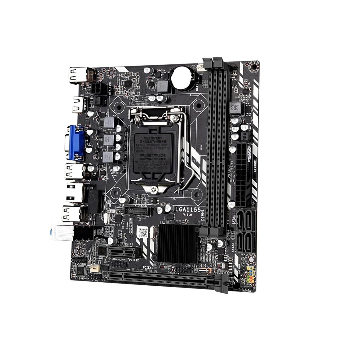 Motherboard Gaming LGA 1155 Motherboard Kit H61 Combination Fit for Intel Core I7 / I5 / I3 / Pentium/Celeron LGA1155 M-ATX Intel with CPU Cooler Set Motherboard Gaming LGA 1155 Motherboard Kit H61 Combination Fit for Intel Core I7 / I5 / I3 / Pentium/Celeron LGA1155 M-ATX Intel with CPU Cooler Set