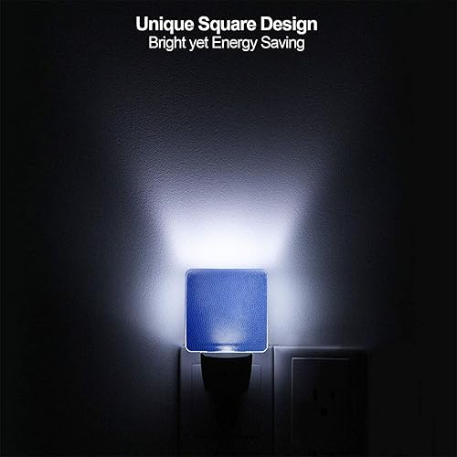 Miniatura 5 de Mvirnsw Luz nocturna LED de piel con textura de piel azul enchufable en la pared con sensor de atardecer a amanecer para niñas, niños, mujeres,