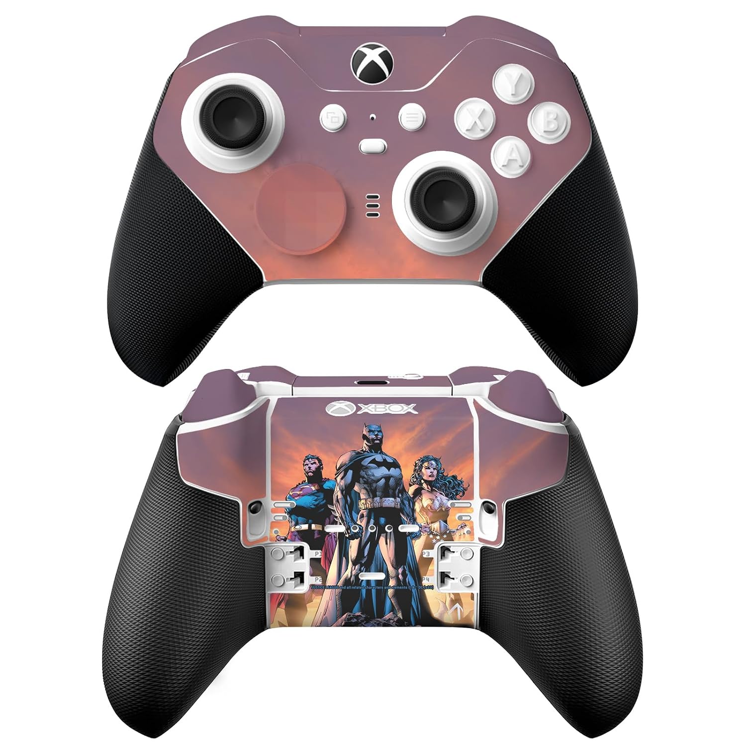 Head Case Designs Officially Licensed Justice League DC Comics Icons Trinity Comic Book Covers Vinyl Sticker Gaming Skin Decal Compatible With Xbox Series X & S Elite Wireless Controller Series 2
