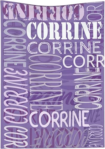 Miniatura 8 de Manta personalizada con nombre para niños y niñas, manta de franela personalizada para cumpleaños, Navidad, Halloween