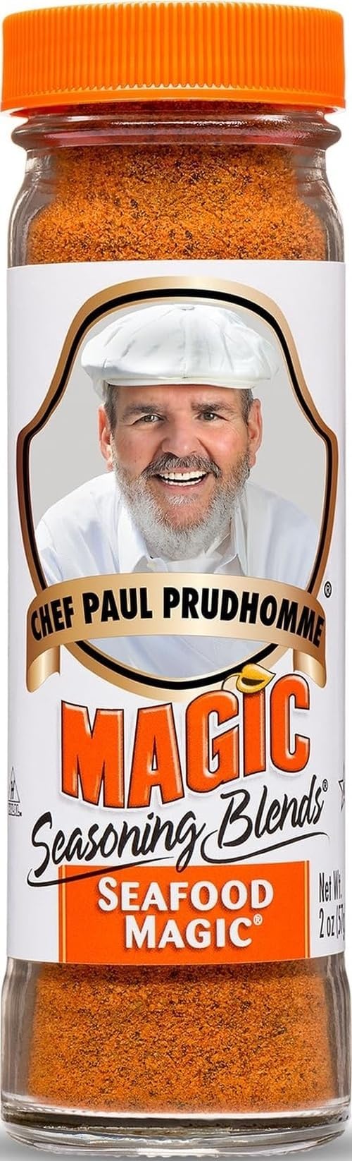 Chef Paul Seafood Magic Seasoning Blends | After-Boil Seafood & Fish Fry Seasoning Mix | Perfect for Crab, Shrimp & Salmon | Spices & Seasonings | Gluten & MSG Free | 2 Oz (Pack of 1)